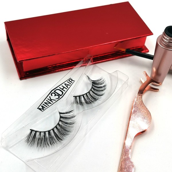 3d Mink Strip Eyelash False Lashes Factory Wholesale french eyelashes lace With Custom Packaging