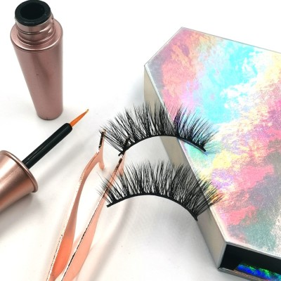 3D Real Hand Made Eyelashes Wholesale Make Own Brand Private Label eyelashes waterproof