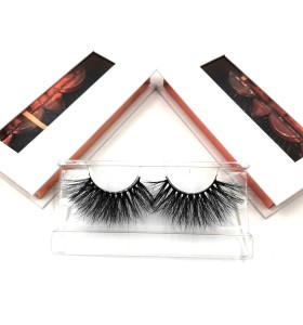Own Brand 3D Mink Lashes Private Label Top Quality Real Mink Lashes 25mm Eyelashes