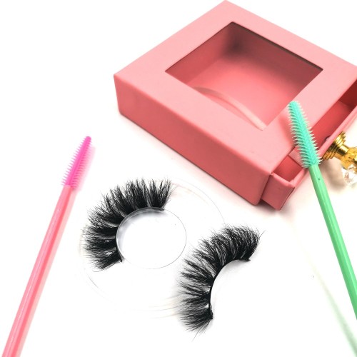 Manufacturer Private Label Custom Packaging Invisible Band Handmade Strip Eyelash 3D Mink Lashes