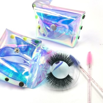 Own Brand OEM Service Handmade Real Fur Fake EyeLash 3d Mink Eyelashes