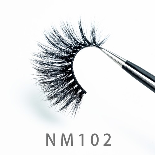 Best 3d Mink Eyelashes Manufacturer Self Adhesive Mink Lashes 20mm 100% Real Mink Individual Eyelash