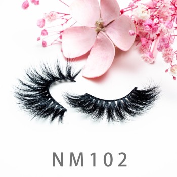 Best 3d Mink Eyelashes Manufacturer Self Adhesive Mink Lashes 20mm 100% Real Mink Individual Eyelash