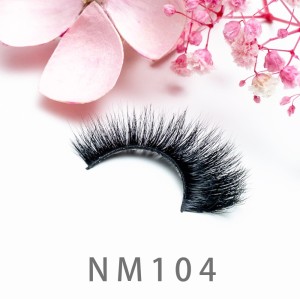 High Quality Mink Eyelashes Supplier 20MM 3d Mink Fur Strip False Eyelash With Private Label