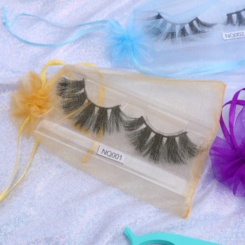 Best Sellers 22MM Mink Eyelashes Private Label Charming 100% Real 3d Mink Fur Lashes For Beauty