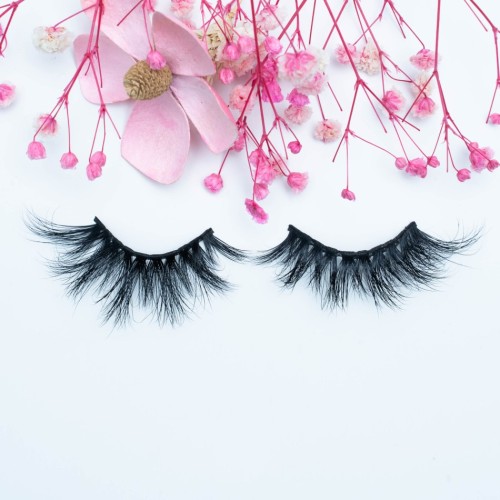 Wholesale Create Your Own Brand Eyelashes Long Lasting 22MM Mink Eyelash Eyelashes For Women