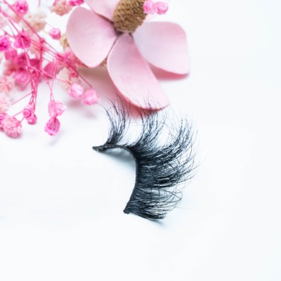 Wholesale Design Custom Eyelash Packaging Oem 3d Strip Mink Eyelashes 22mm False Lashes