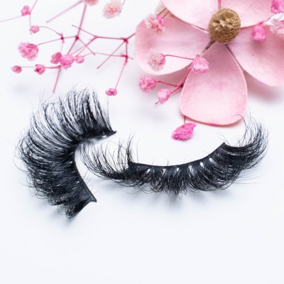Wholesale New Design Natural Soft And Black Volume Fake Cluster Eyelash 3d Mink Eyelashes