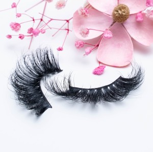 Wholesale New Design Natural Soft And Black Volume Fake Cluster Eyelash 3d Mink Eyelashes