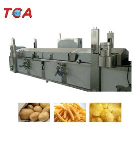 automatic frozen french fries production line chips cutter machine