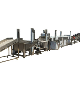 1000kg/h potato frozen french fries production line for frozen french fries