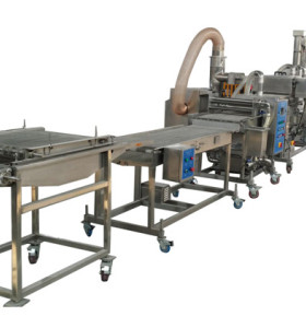 Automatic potato chips and french fries processing line