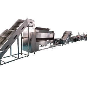 200kg/h frozen french fries production line