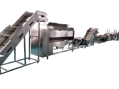 100kg/h frozen french fries production line