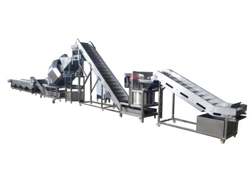 potato french fries production line/potato chips making machine price/frozen french fries machinery