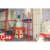 Three roller mill for making calcite powder