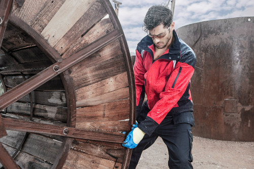 wind and water repellent work jacket