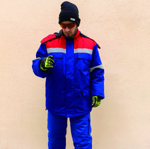 Men Winter jacket work clothes for oilandgasindustry waterproof windproof industrial warmer jackets winter custom workwear