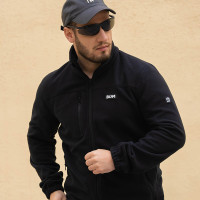 OEM Supply SoftShell Black Color Men's Jacket Windproof Breathable workwear jacket for Outdoor