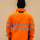 OEM Supply safety hivis softshell jacket Men's Jacket fluorescent orange workwear jacket