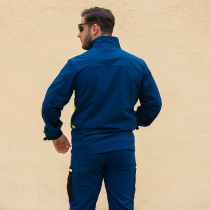 Factory Supply Men's 4 Way Stretch Workwear Jacket Men's Jacket Blue Color for Working and Casual