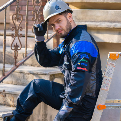 Multi-Pocket Workwear Coverall