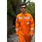 Factory Hi-vis Flame Retardant Coverall Orange with Reflective Tape Fr Overall for Men