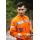 Factory Hi-vis Flame Retardant Coverall Orange with Reflective Tape Fr Overall for Men