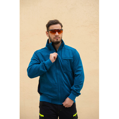Factory Supply Men's 4 Way Stretch Workwear Jacket Men's Jacket Blue Color for Outdoor