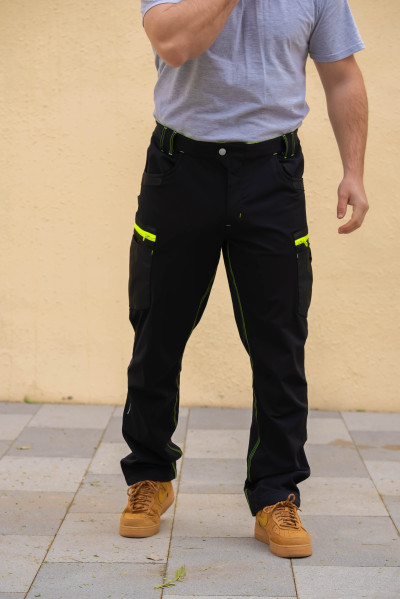 Factory Supply Men's 4 Way Stretch Work pants with stretch fabric flexible stretch work trousers quick dry trousers