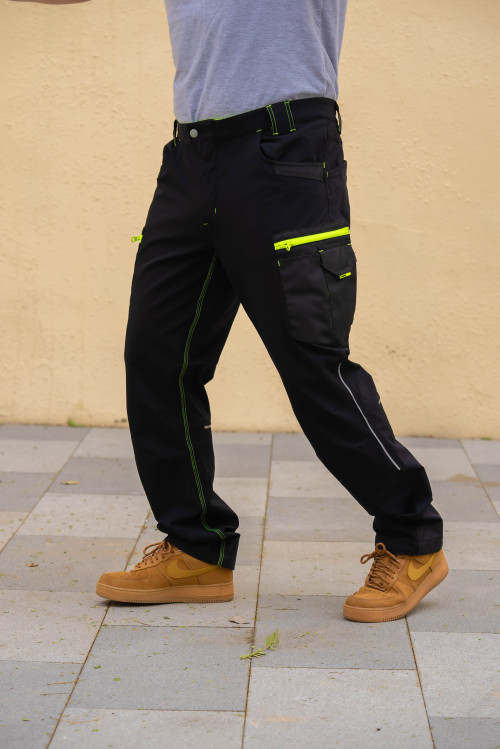 Factory Supply Men's 4 Way Stretch Work pants with stretch fabric flexible stretch work trousers quick dry trousers