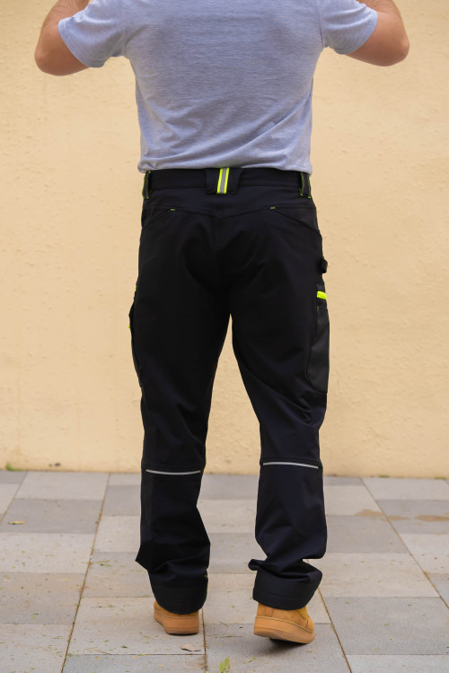 Factory Supply Men's 4 Way Stretch Work pants with stretch fabric flexible stretch work trousers quick dry trousers