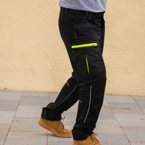 Factory Supply Men's 4 Way Stretch Work pants with stretch fabric flexible stretch work trousers quick dry trousers