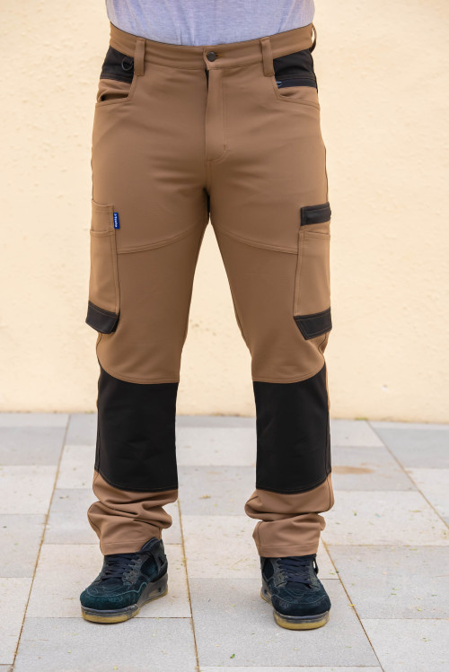 Factory Supply Men's 4 Way stretch cargo work pants with stretch fabric flexible stretch work trousers quick dry trousers