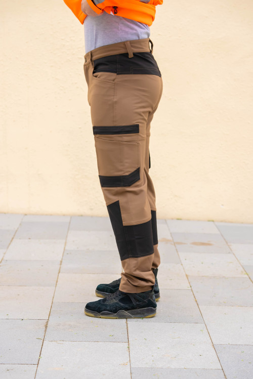 Factory Supply Men's 4 Way stretch cargo work pants with stretch fabric flexible stretch work trousers quick dry trousers