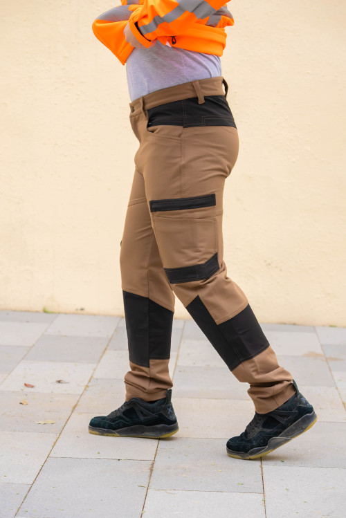 Factory Supply Men's 4 Way stretch cargo work pants with stretch fabric flexible stretch work trousers quick dry trousers