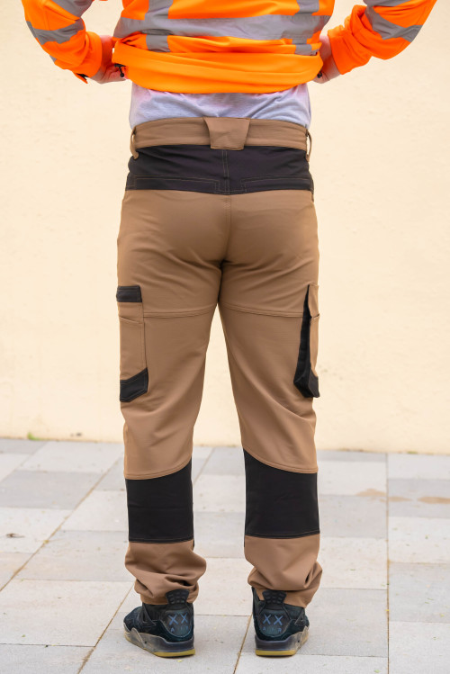 Factory Supply Men's 4 Way stretch cargo work pants with stretch fabric flexible stretch work trousers quick dry trousers