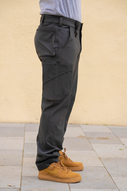 Factory Supply Men's 4 Way stretch cargo work pants with stretch fabric flexible stretch work trousers quick dry trousers