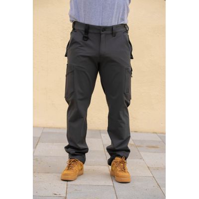 Factory Supply Men's 4 Way stretch cargo work pants with stretch fabric flexible stretch work trousers quick dry trousers