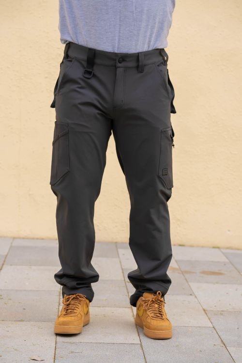 Factory Supply Men's 4 Way stretch cargo work pants with stretch fabric flexible stretch work trousers quick dry trousers