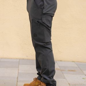 Factory Supply Men's 4 Way stretch cargo work pants with stretch fabric flexible stretch work trousers quick dry trousers