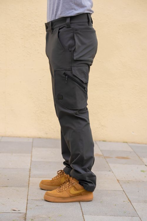 Factory Supply Men's 4 Way stretch cargo work pants with stretch fabric flexible stretch work trousers quick dry trousers