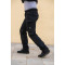 Black Men's 4 Way stretch cargo work pants with stretch fabric flexible stretch work trousers quick dry trousers