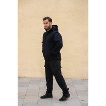 Black Men's 4 Way stretch cargo work pants with stretch fabric flexible comfortable work pants quick dry trousers