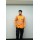 OEM Men Safety work shirts with reflective tape Orange color Workwear Durable construction work shirts