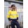 OEM Men Safety work shirts with reflective tape yellow color High visibility work shirts