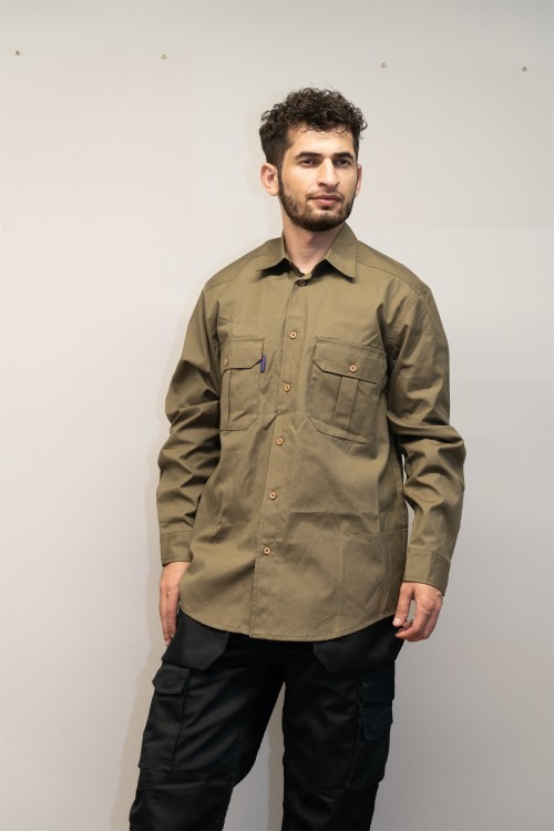 OEM Men custom work shirts for men Breathable work shirts