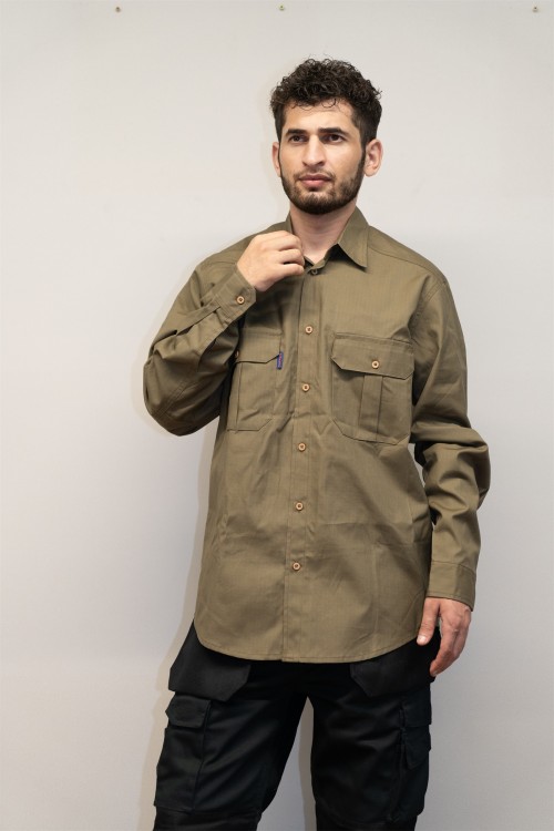 OEM Men custom work shirts for men Breathable work shirts