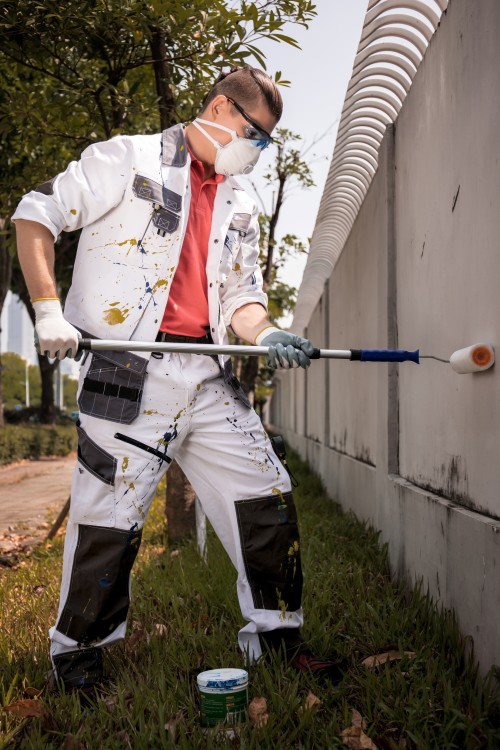 Customized Paint Worker Workwear Jacket Multi Pockets Work Jacket for Industrial  Men Work Clothes