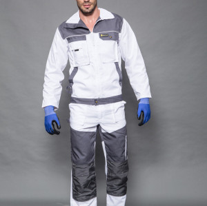 Customized Paint Worker Workwear Jacket Multi Pockets Work Jacket for Industrial  Men Work Clothes